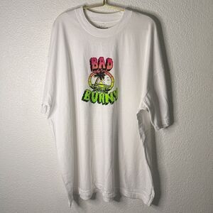 NEW-Bad Bunny World's Hottest Tour Stadiums 2022 concert merchandise t-shirt-XXL